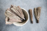 Found Decorative Wood and Metal Hand Broom